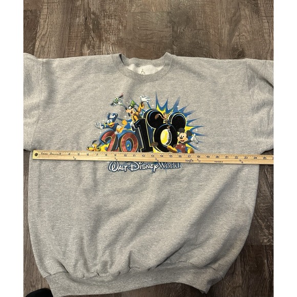 Vtg 2010 Disney World Crew‎ Neck Sweatshirt Xlarge - Picture 3 of 5